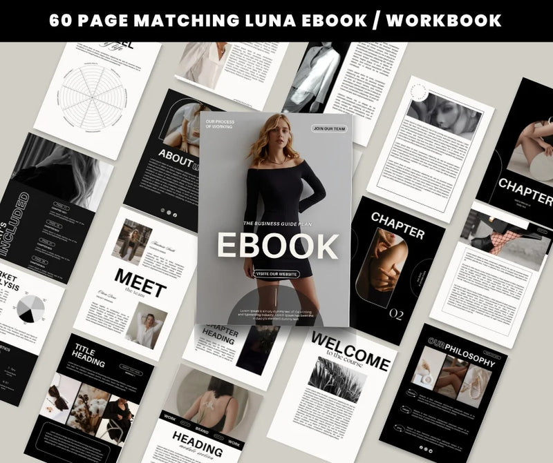 Luna Social Media Template Bundle + Free Canva Pro