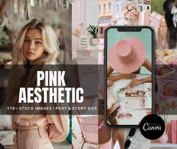 Pink Aesthetic Bundle + Free Canva Pro