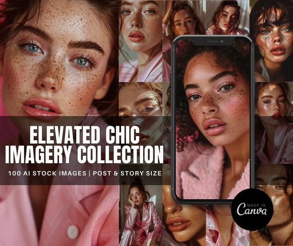 Elevated Chic Imagery Collection Bundle + Free Canva Pro