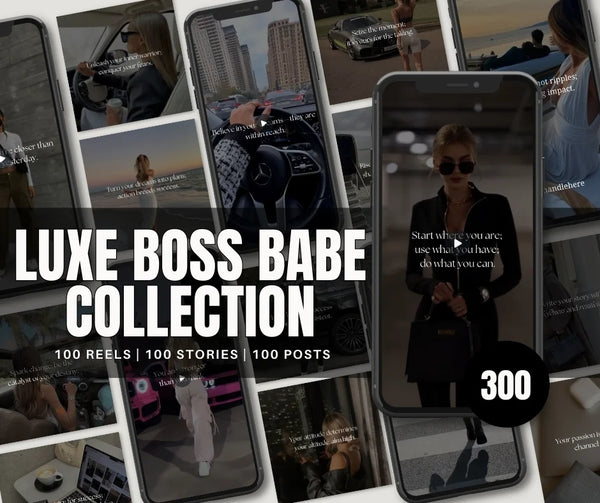 Luxe Boss Babe Collection Bundle + Free Canva Pro