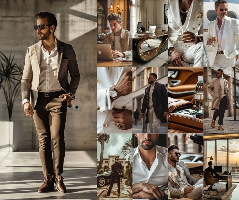 Mens Luxury Aesthetic Bundle + Free Canva Pro
