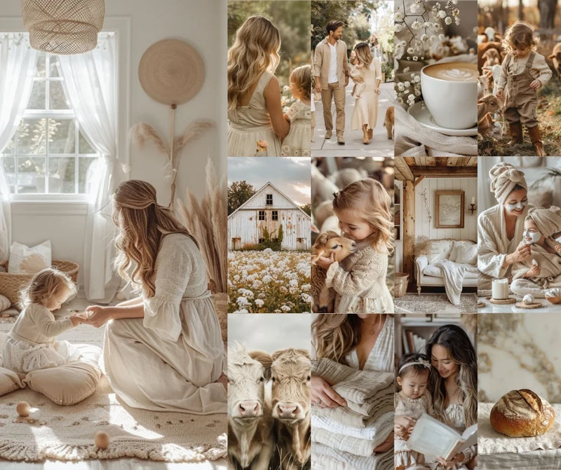 Motherhood Aesthetic Bundle + Free Canva Pro