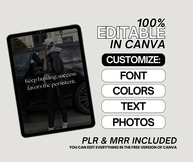 Luxe Boss Babe Collection Bundle + Free Canva Pro