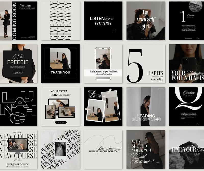 Gemma Social Media Template Bundle + Free Canva Pro