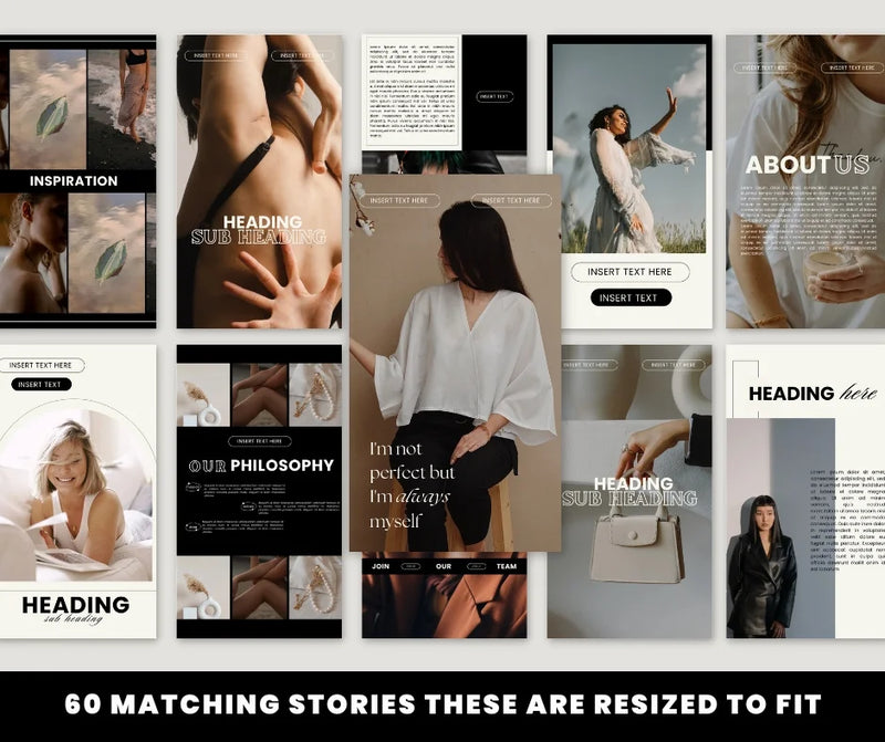 Luna Social Media Template Bundle + Free Canva Pro