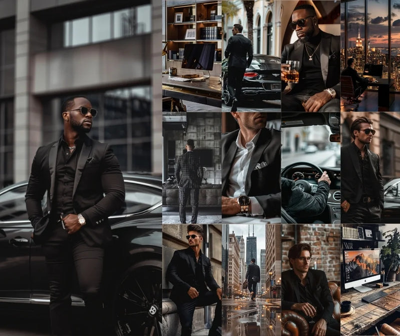Mens Luxury Aesthetic Bundle + Free Canva Pro