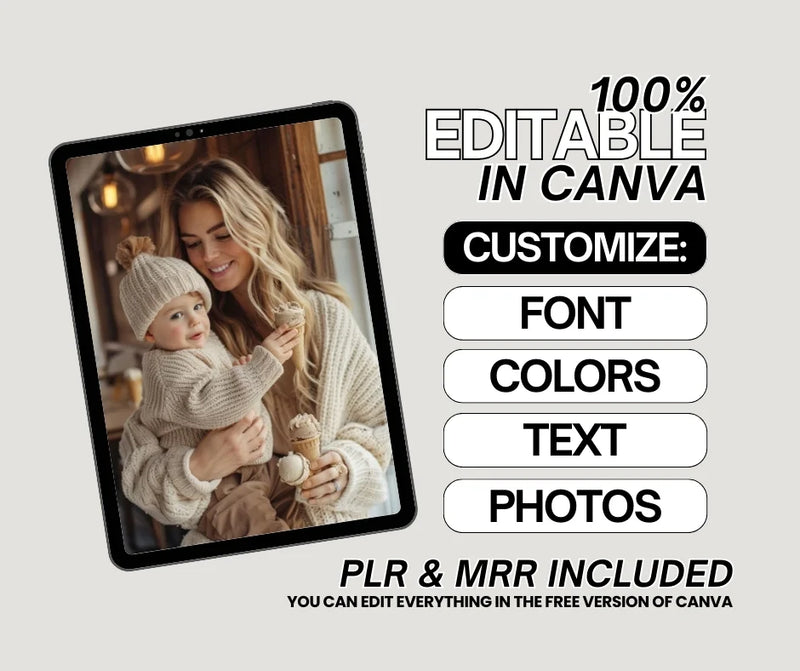 Motherhood Aesthetic Bundle + Free Canva Pro
