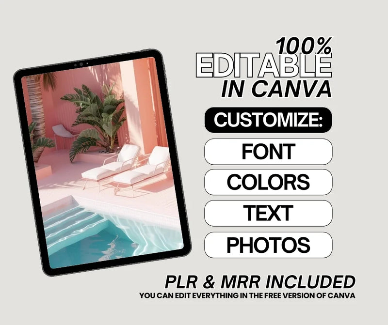 Pink Aesthetic Bundle + Free Canva Pro