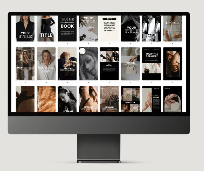 Luna Social Media Template Bundle + Free Canva Pro