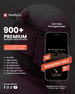 900+ Premium Emotional Motivated Reels + Free Canva Pro